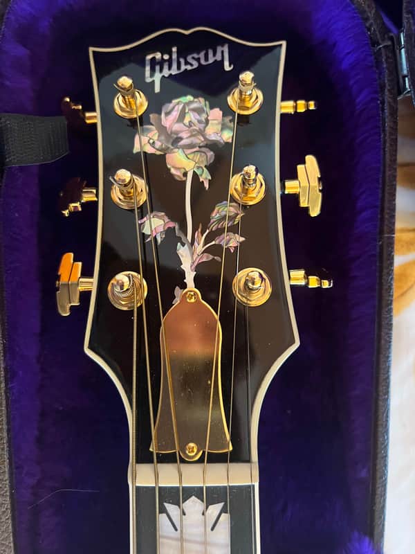 GIBSON J-200 BLACK ROSE MODEL CENTENNIAL 1994 REN FERGUSON image 1