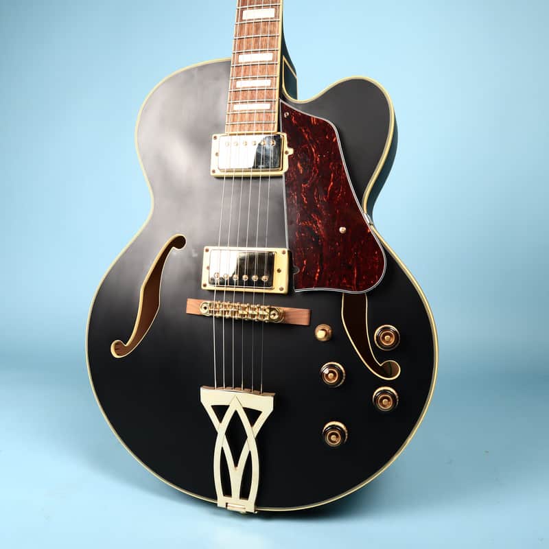 Ibanez Artcore AF75G Hollowbody Electric Guitar Flat Black image 1