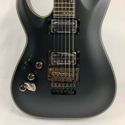 Schecter Blackjack SLS C-1 FR-P Satin Black SBK New + Free Gig Bag - Left Handed Passive Dots C1 C 1 image 7