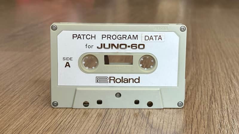 Roland Juno-60 Original Patch Program Data Cassette Tape image 1