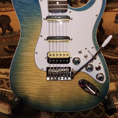 Fender Style Stratocaster 6 string Guitar handmade with Dillion Guitars parts image 5