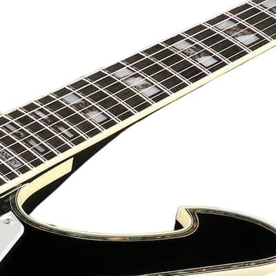 Ibanez PS10BK Paul Stanley Signature Electric Guitar. Black image 9