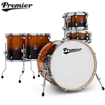 Premier Artist Series 22" 5PC Birch Drum Shell Pack Sunburst PAB22-5SP2SUB image 1
