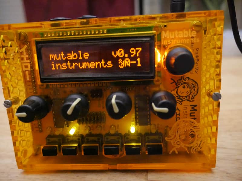 Shruthi-1 Yellow Magic (Original Mutable Instruments Kit Build) image 1