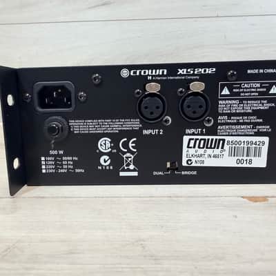 Crown XLS 202 2-Channel Professional Power Amplifier 2U Rackmount – 400W Bridged 2000's image 9