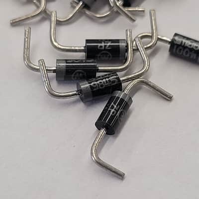 Motorola 1N4001 Rectifier Diodes  Black image 8