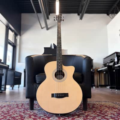 Jay Turser JTB-D200 Acoustic Bass Jumbo - Natural image 2