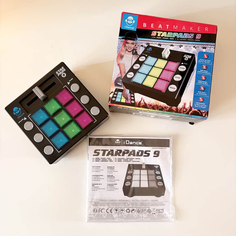 iDance Starpads 9 – Portable DJ Mixer Beatmaker with Built-in Speaker! image 1