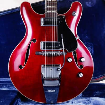 Yamaha SA-50 Hollow Body MIJ 1967 Cherry Red Vintage Japan w/ OHSC image 1
