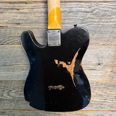 Friedman Vintage T Aged Guitar - Black (Medium/Heavy Aging) image 9