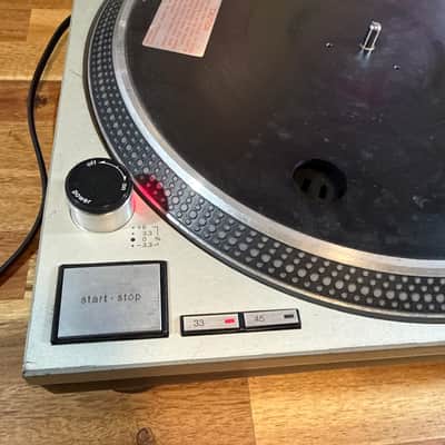 technics turntable sl 1200 mk2 Silver DJ Vinyl Record Lp Player Direct Drive image 4