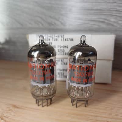 Perfect NOS NIB "INDIAN MULLARD" BEL ecc83 12AX7 WA matched pair SAME CODE ! Made in India EXTRA STRONG  Great preamp tubes, Orange Hiwatt Marshall image 1