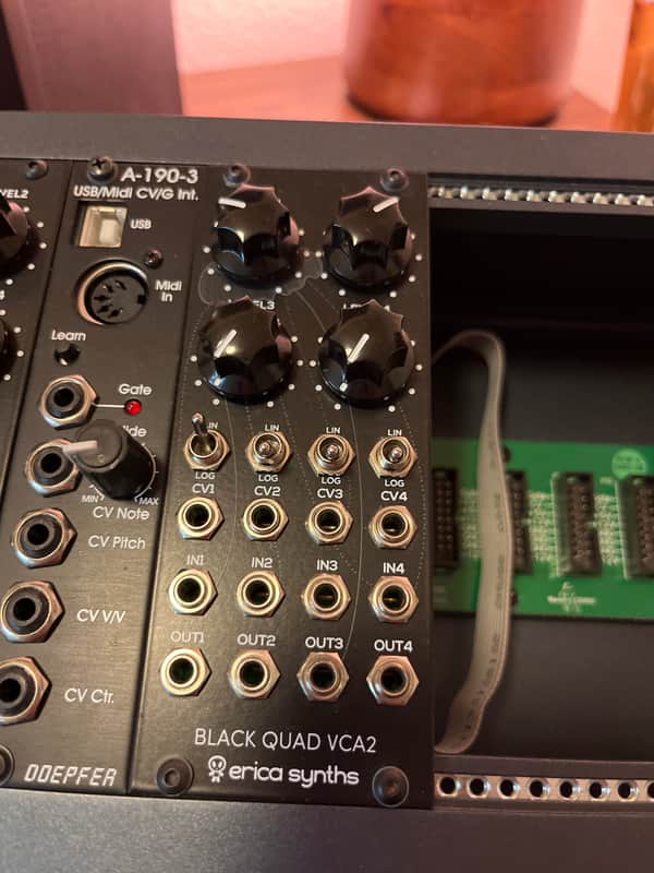 Erica Synths Black Quad VCA2 2014 - 2020 - Black image 1