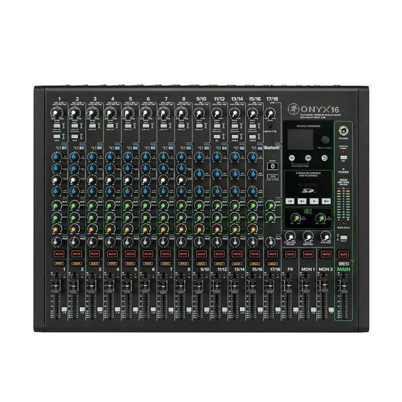 Mackie Onyx16 16-Channel Analogue Studio Mixer With Multi-Track USB image 1