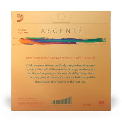 Mint D'Addario A410 MM Ascenté Viola String Set, Medium Scale, Medium Tension image 3