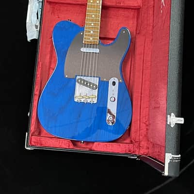 Fender Custom Shop B4 AM Custom Telecaster NOS MN Sapphire Blue Transparent image 11