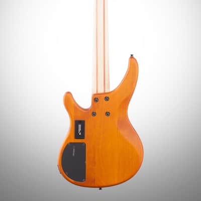 Yamaha TRBX605FM Electric Bass, 5-String, Matte Amber image 6