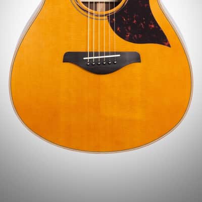 Yamaha AC3R Acoustic-Electric Guitar (with Gig Bag), Vintage Natural image 3