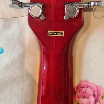 Washburn D-11 TR Trans Red Acoustic Guitar, Made In Korea image 5