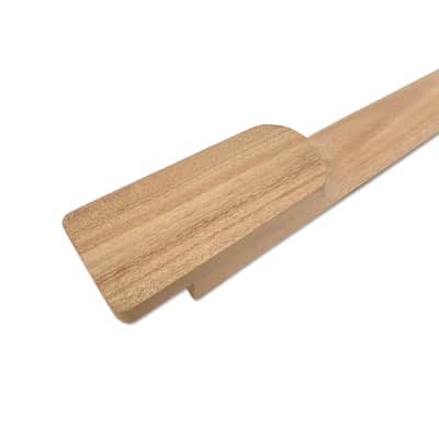 24 Fret Replacement Guitar Neck 24.75 inch Mahogany Rosewood Fretboard Dot Inlay Set in heel image 6