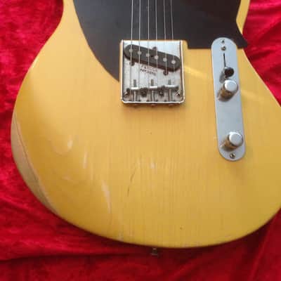 Custom Fender Toronado / Telecaster Hybrid  Relic Nitro Butterscotch image 2