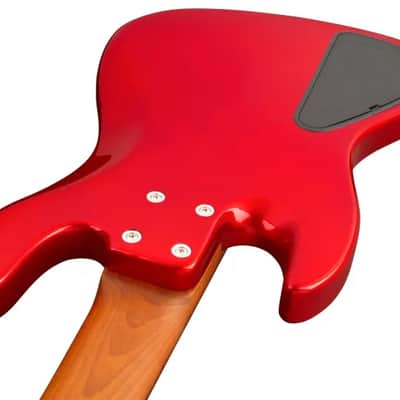 Sadowsky MetroExpress 21-Fret Vintage J/J Bass, Morado Fingerboard, 5-String - Solid Candy Apple Red Metallic High Polish image 6