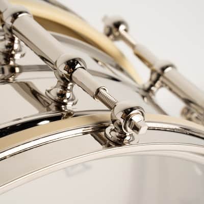 AK Drums Nickel Over Brass Dresdner Type Orchestra Model / Nickel Plated 5.5"x14" image 7