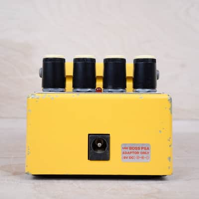 Boss OS-2 OverDrive/Distortion (Silver Label) 2008 Yellow image 4