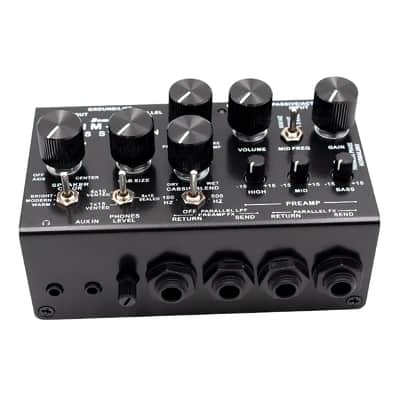 Demonfx SIM-AMP High Quality Simplifier Bass Station Preamp Simulator, Power Amp SIM, Stereo Cab SIM & DI Out for Electric Bass image 9