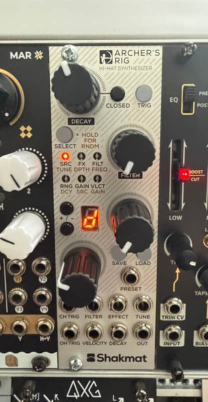 Shakmat Modular Archer’s Rig Eurorack Hi Hat Generator image 1