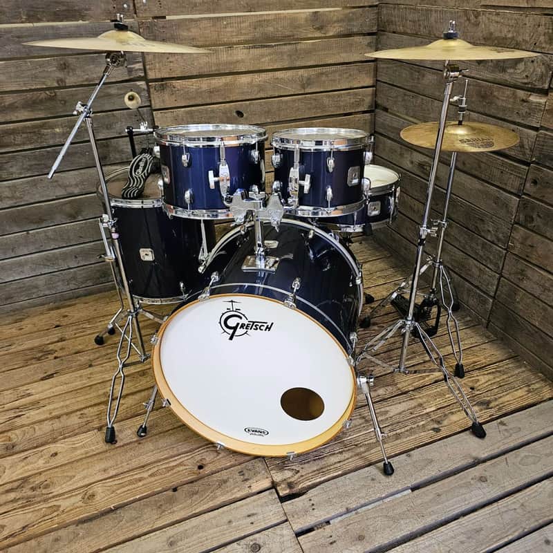 Drum Kit Gretsch G Series Set, Blue USED! RKGGK140426 image 1