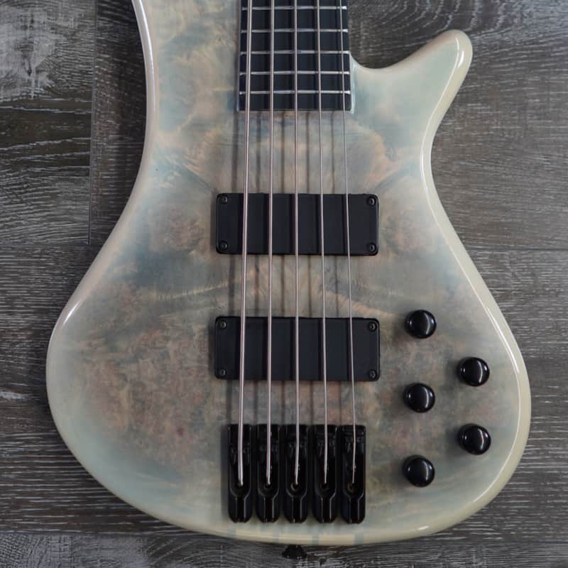 AIO S8-5 5-String Bass Guitar - White Burst 004 image 1