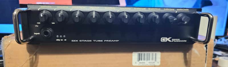 Gallien-Krueger Fusion 800S 800-Watt Ultra Light Bass Head 2019 - 2020 - Black image 1