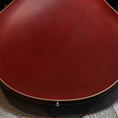 2011 Gibson ES-335 Dot Semi-Hollow Electric Guitar Satin Red + OHSC image 16