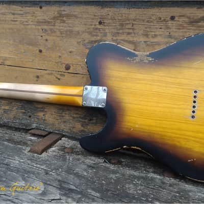 Relic Age Custom Guitars T-style Sunburst Relic image 2