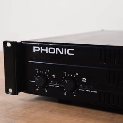 Phonic MAX 2500 2-Channel Power Amplifier (church owned) CG00LKV image 4