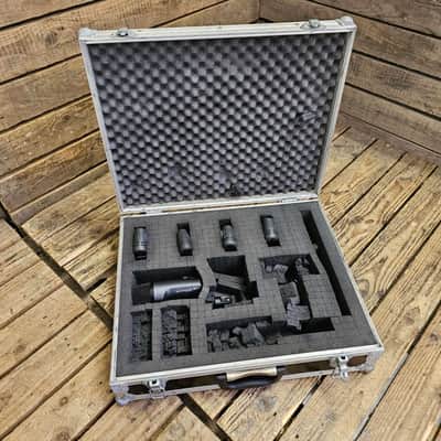 Drum Microphone Set Sennheiser With Flight Case USED! RKSEN100626 image 1