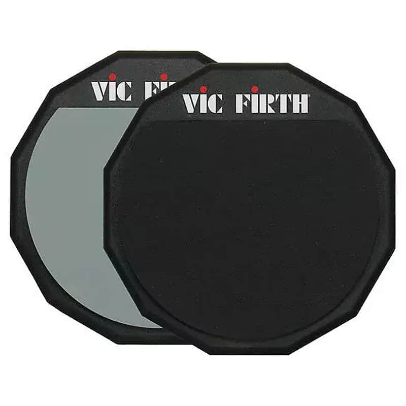 Vic Firth PAD12D Double-Sided Practice Pad - 12" image 1