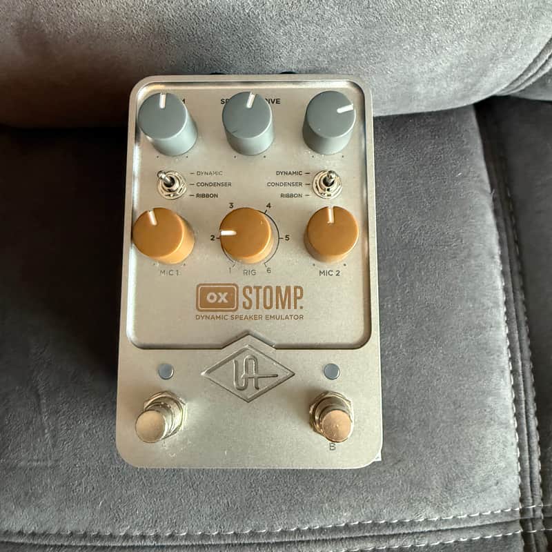 Universal Audio OX Stomp Dynamic Speaker Emulator 2023 - Present - Silver image 1