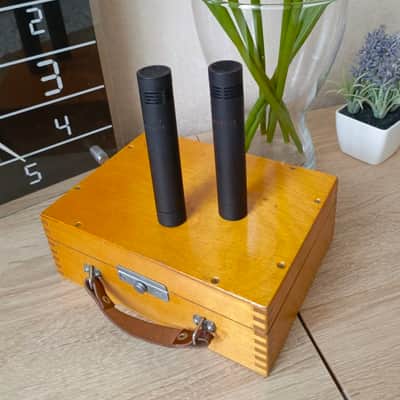 1990 rare PAIR of VNIIRPA MKE-113 Condenser Electret Microphones Lomo capsule NEUMANN KM64 CLONE image 14