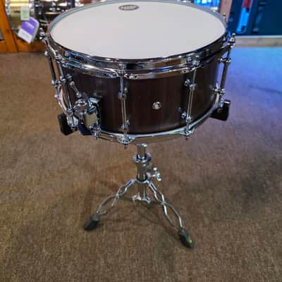 Tama S.L.P. G-Walnut 6.5x14 Snare Drum - Matte Black Walnut image 1