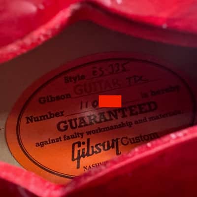 Gibson Custom 1961 ES-335 Reissue | Sixties Cherry - VOS 2021 (w/Bigsby) image 22