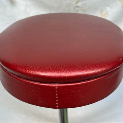 Ludwig No. 1025 Porto-Seat Drum Throne 1960's - Red - RARE image 6