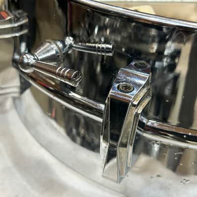 Ludwig 5" deep X 14" head Super Sensitive Snare Drum (3296-SD-4186) 1966 - chrome image 7