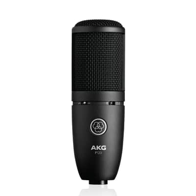 AKG P120 Medium Diaphragm Cardioid Condenser Microphone - Black image 1
