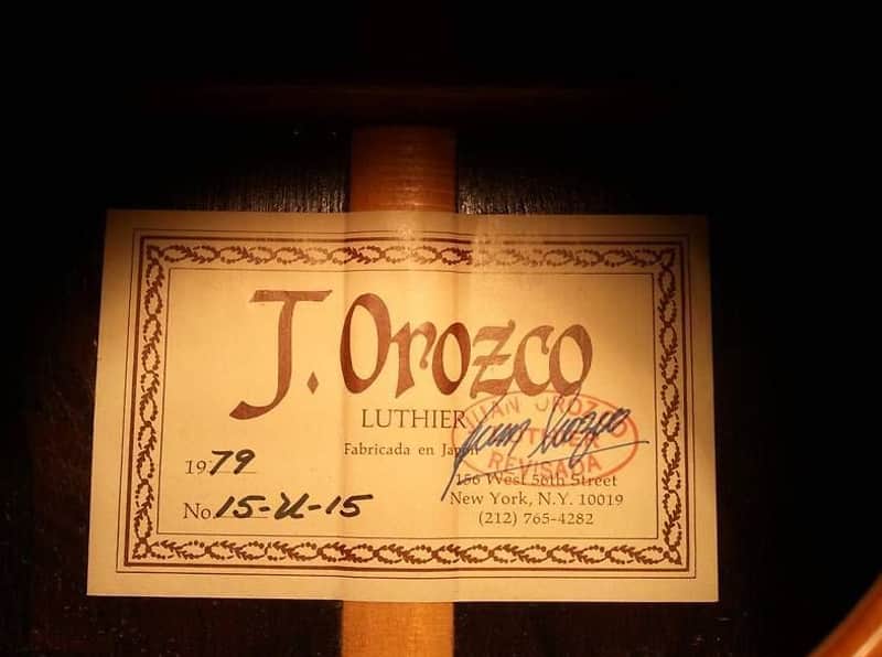 Juan Orozco #15 1979 Brazillian Rosewood image 1