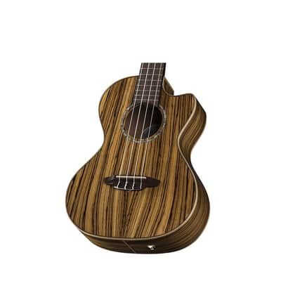 Luna High Tide Tenor A/E Zebrawood Ukulele image 2
