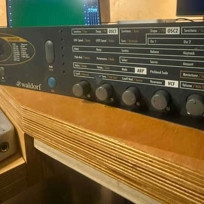 Waldorf Pulse Rackmount Synthesizer 1995 - Blue image 3