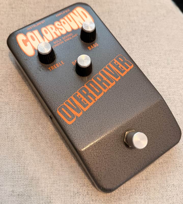 Colorsound Sola Sound Overdriver 1978 Grey Wide Case image 1