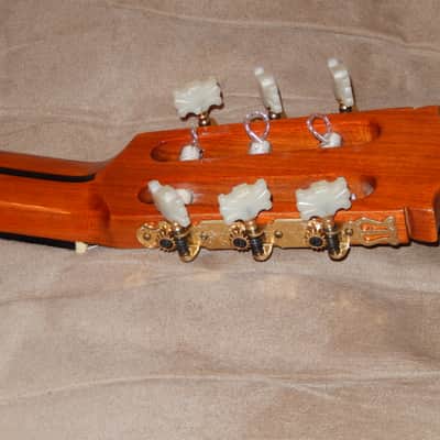 HAND MADE IN JAPAN 1974 EL DEGAS ED250 SUPER SOUNDING VINTAGE CLASSICAL GUITAR image 9